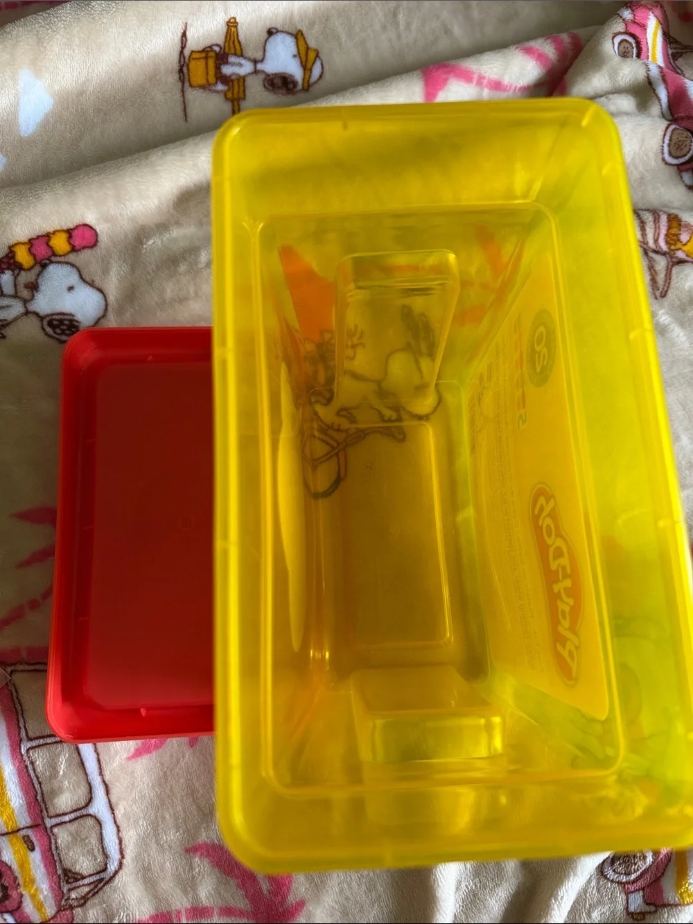 Kids Play-Doh 2014 Hasbro Toy Box Storage Bucket Animal Fruit Shape Accesories